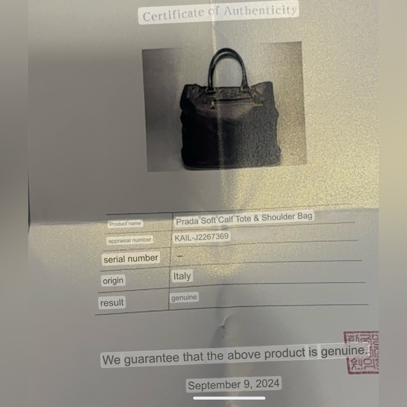 PRADA SOFT CALF TOTE & SHOULDER BAG - Picture 15 of 16